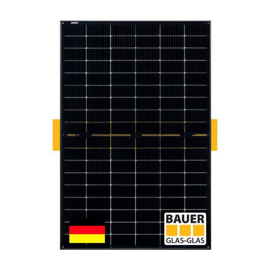 35x Bauer 400w Solarmodul BIFAZIAL GLAS/GLAS ( Palette ) - Deutscher Hersteller