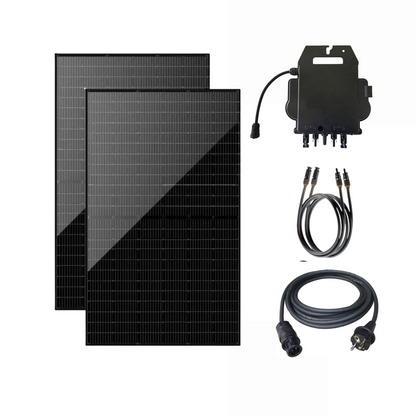 Balkonkraftwerk Komplettset 800W Fullblack - AP-Systems