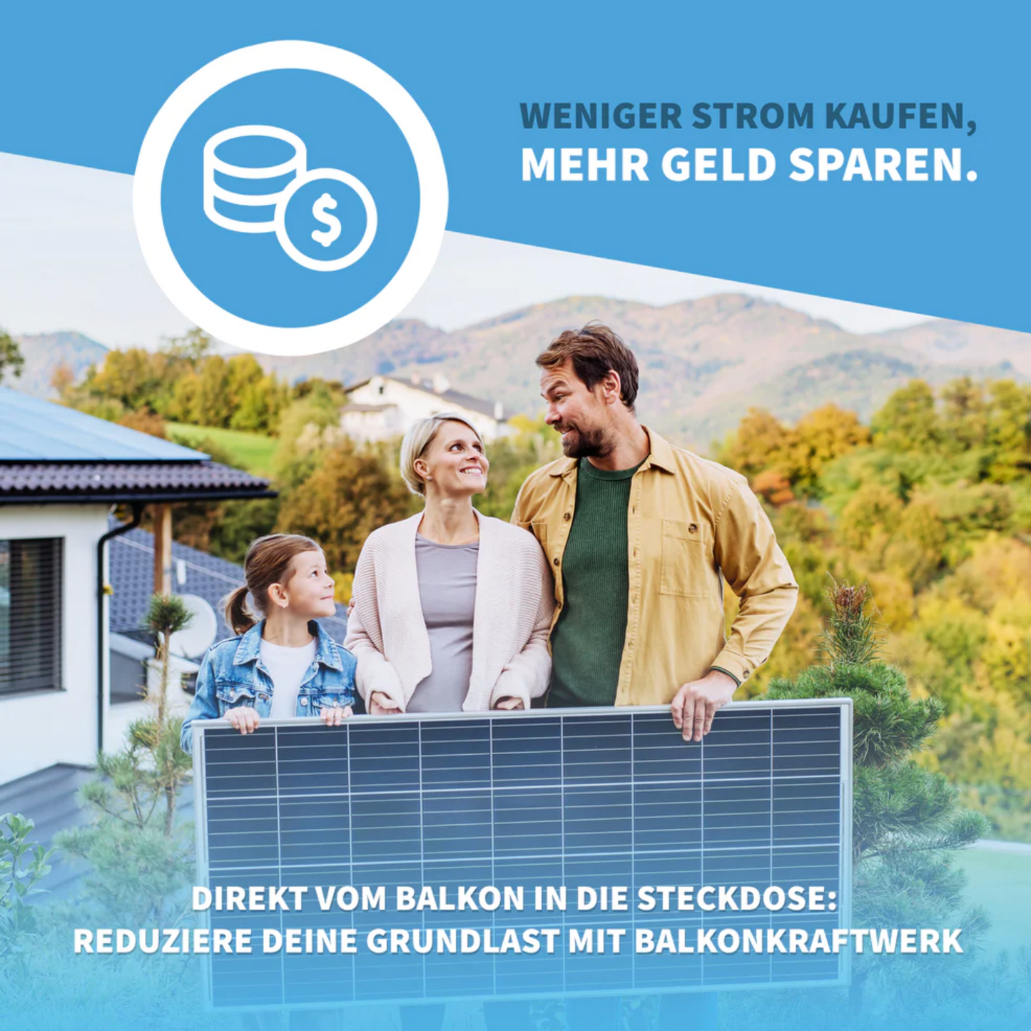 Balkonkraftwerk Baukasten 800w