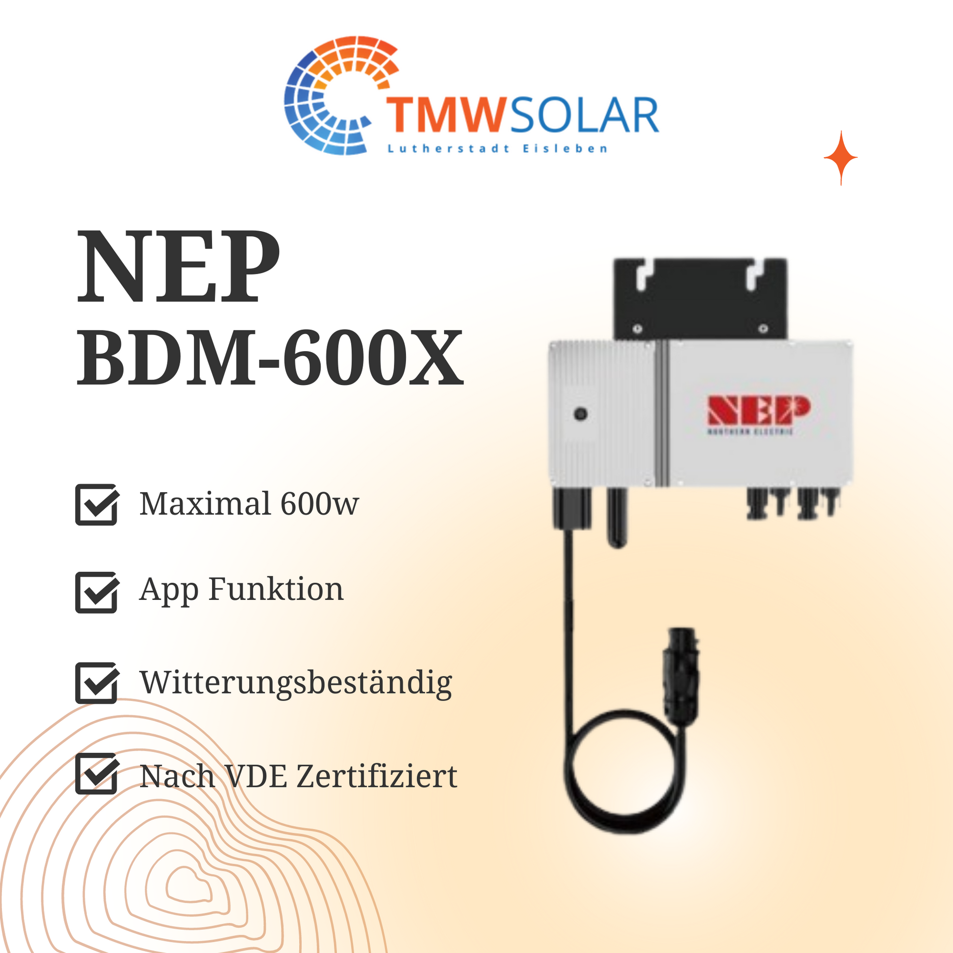 NEP Wechselrichter 600w BDM-600X – TMW-Solar