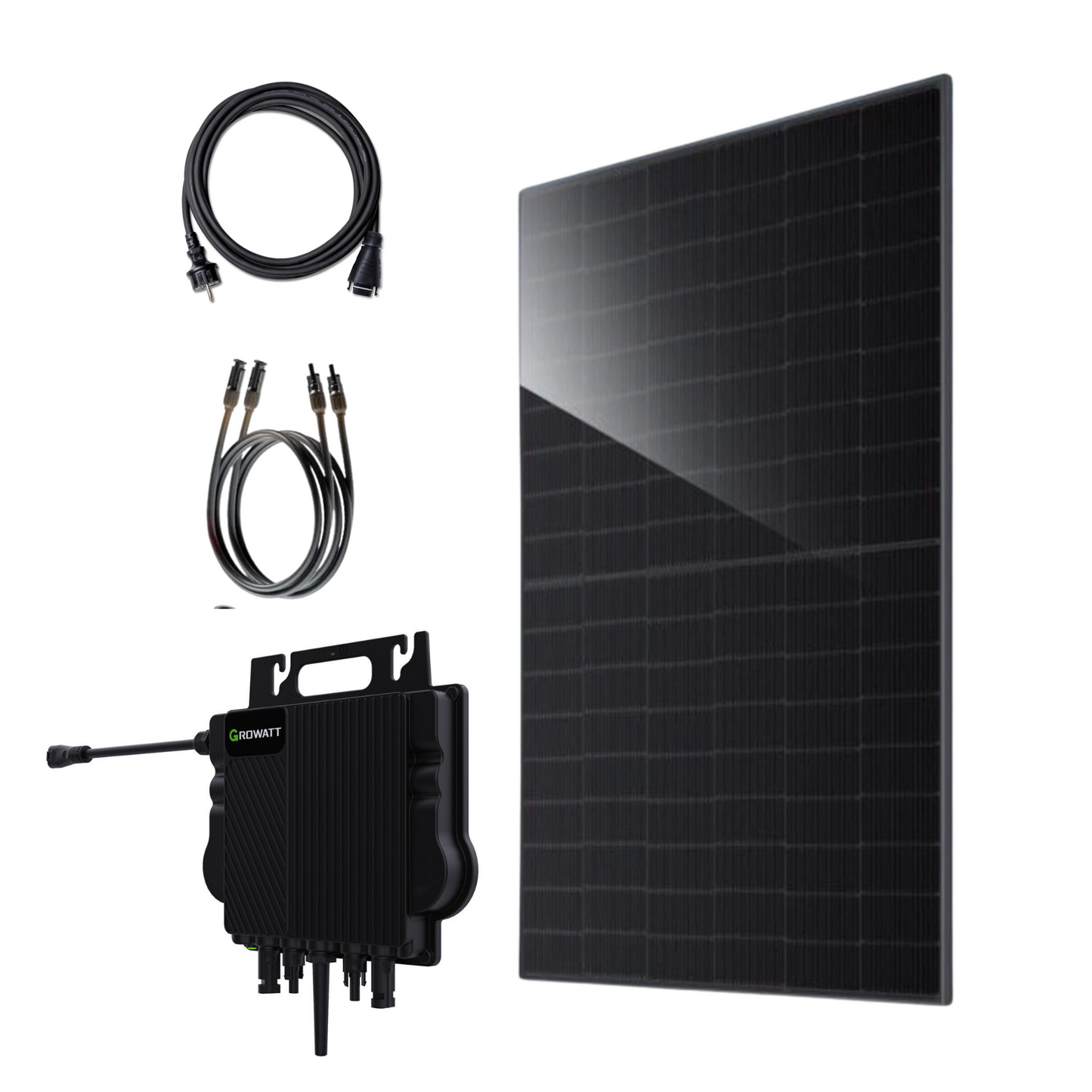 Balkonkraftwerk 800w JaSolar 435w Solarmodule Growatt Wechselrichter